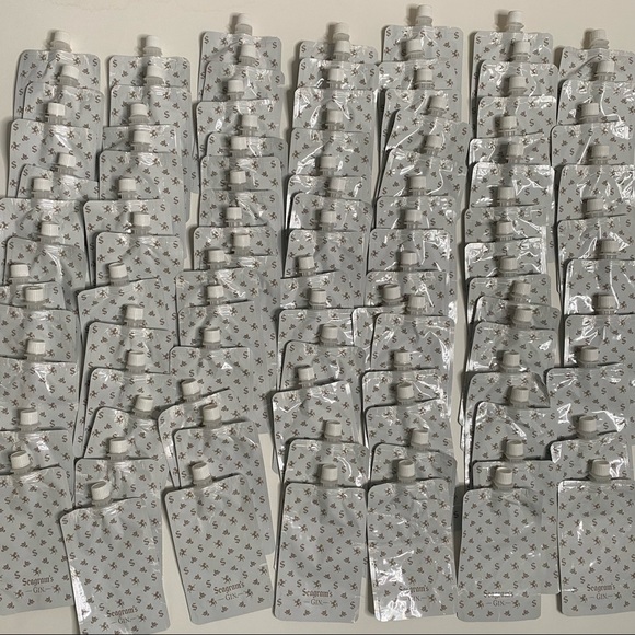 87 New Seagrams Gin Limited Edition 3.75ml Drink Reusable Pouches Party, BBQ - Picture 4 of 4